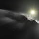 Artist’s impression of ‘Oumuamua.